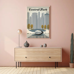 Central Park Harmony: Urban Nature Art Poster