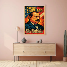 Grover Cleveland 22nd President Poster Heritage Decor