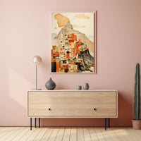 Urban Mountain Dreamscape Poster