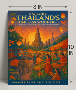 Thai Culture Adventure: Travel Poster