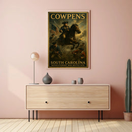 Cowpens Revolutionary War Battle Site Poster