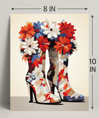 Floral Fashion Statement Poster