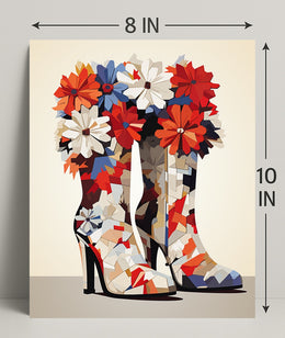 Floral Fashion Statement Poster