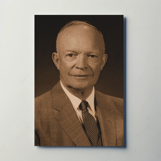 Dwight Eisenhower 34th President Sepia Photo