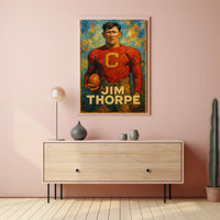 Jim Thorpe Portrait Poster