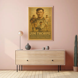 Celebrating a Legend Jim Thorpe Poster