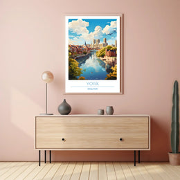 York Cityscape Poster