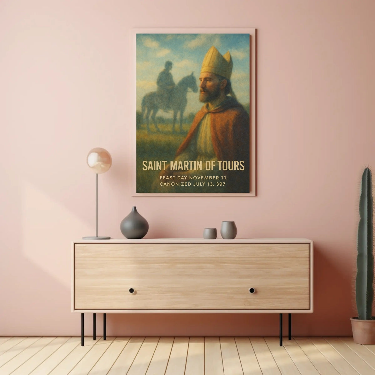 Saint Martin Of Tours Poster
