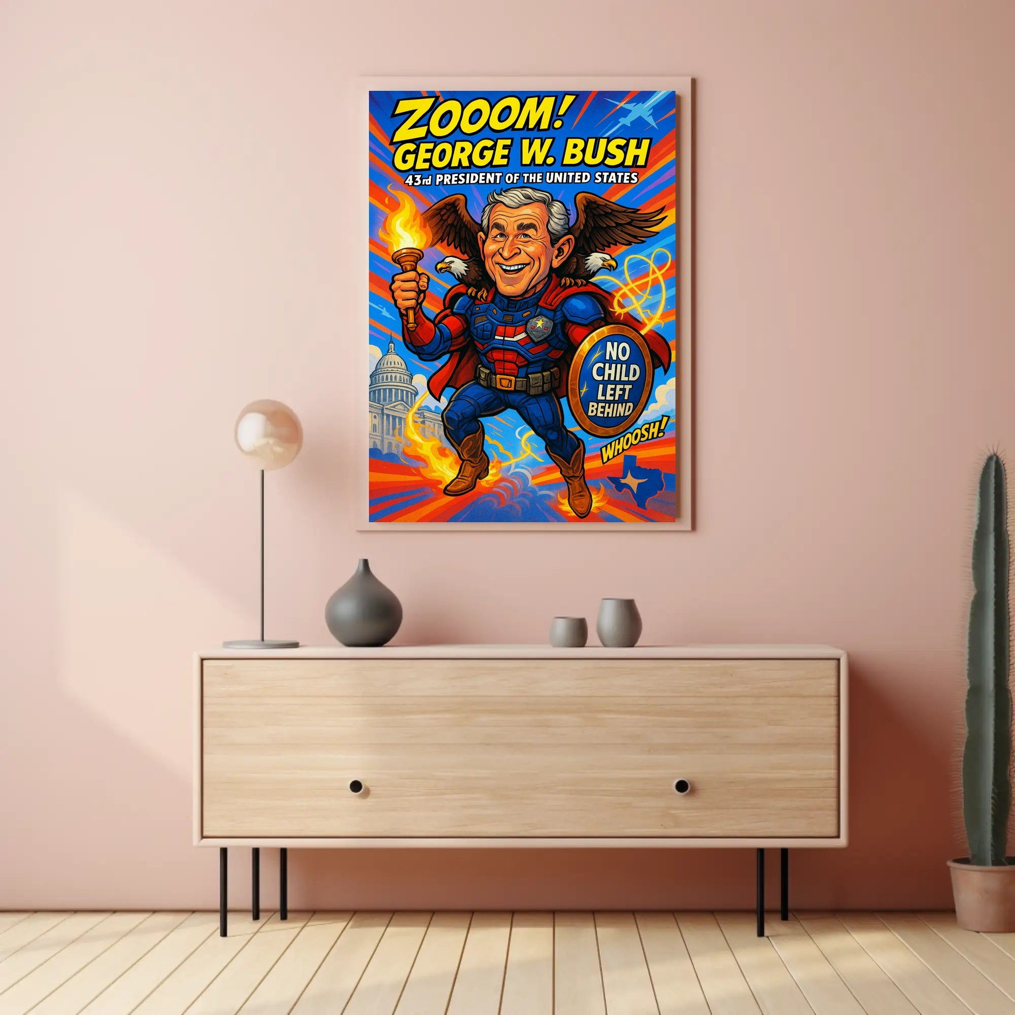 George W. Bush 43rd President Poster PosterGoat