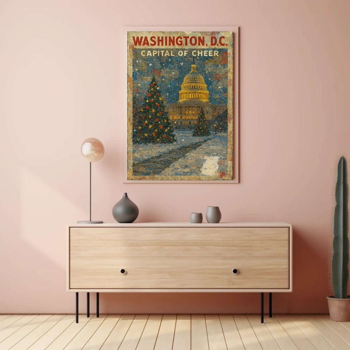 Washington DC Cityscape Poster