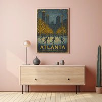 Atlanta Southern Snowfall Poster