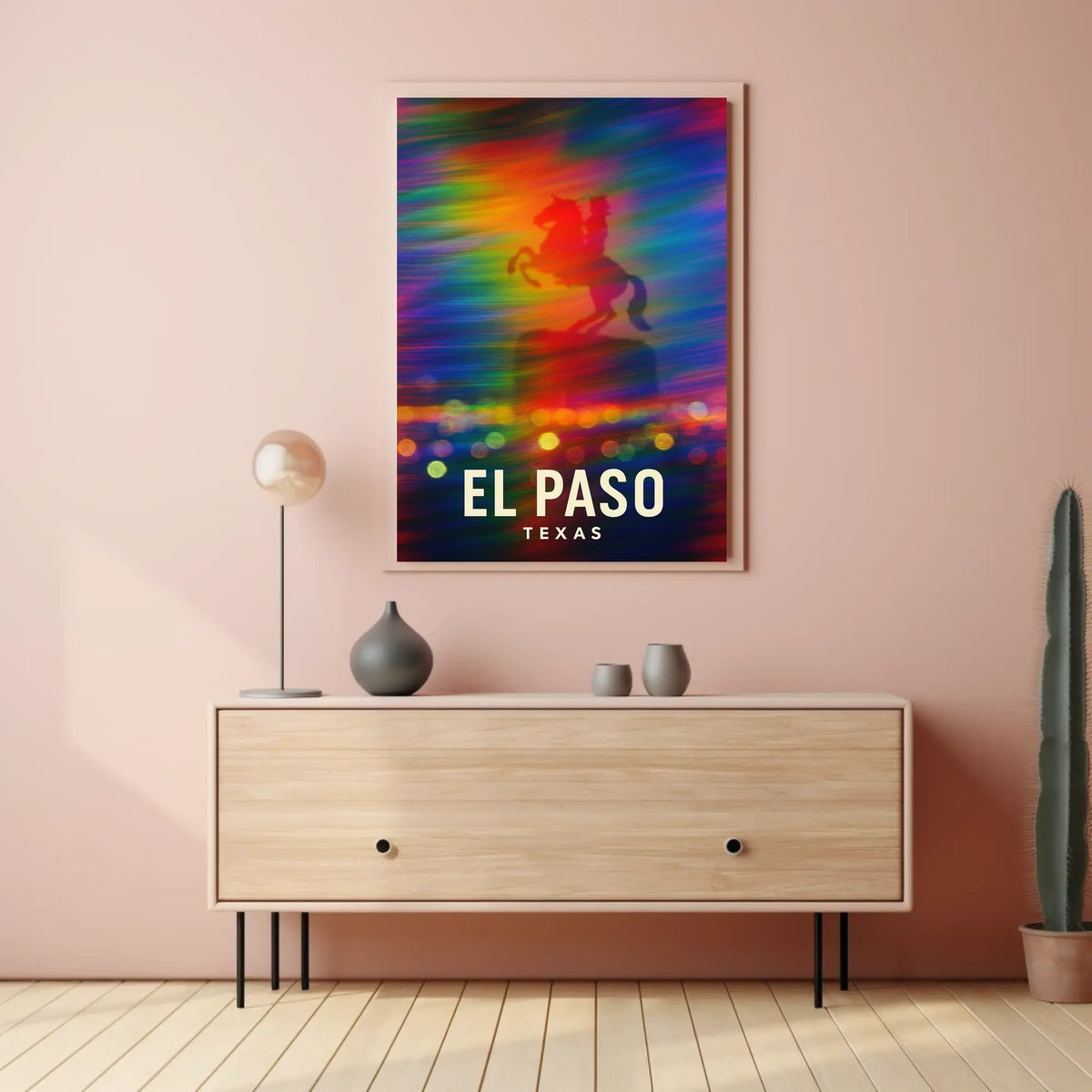 El Paso Texas Scenic Travel Photography Poster