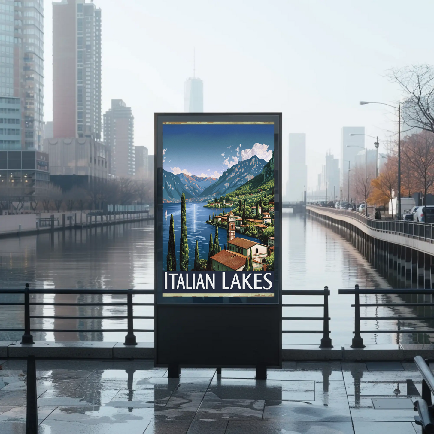 Italian Lakes Landscape