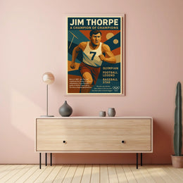 Jim Thorpe Legendary Champion Poster