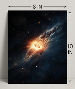 Cosmic Collision Poster