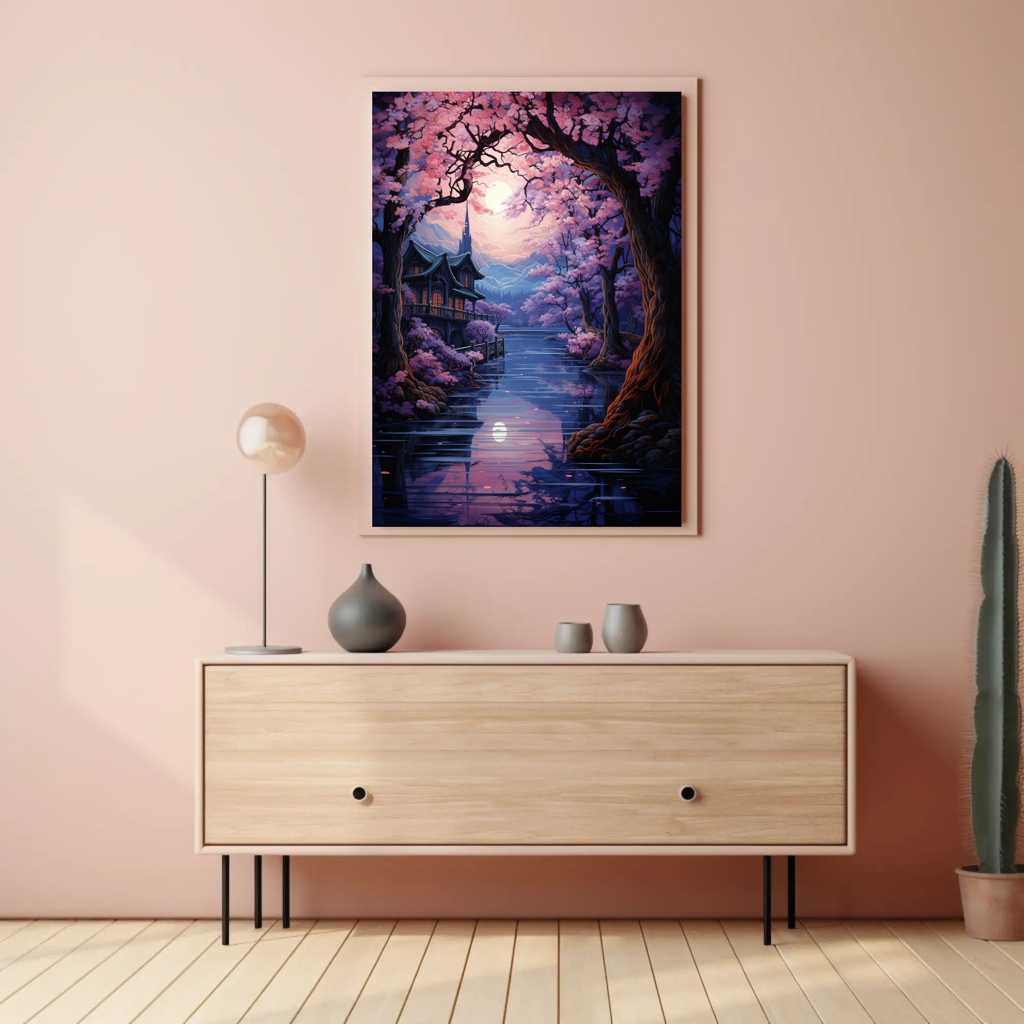 Enchanted Cherry Blossom Retreat Poster