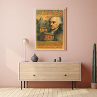 John and John Quincy Adams Birthplace Tribute Poster