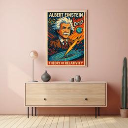 Albert Einstein Theory Of Relativity Poster