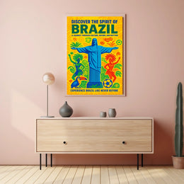 Discover the Spirit of Brazil Poster