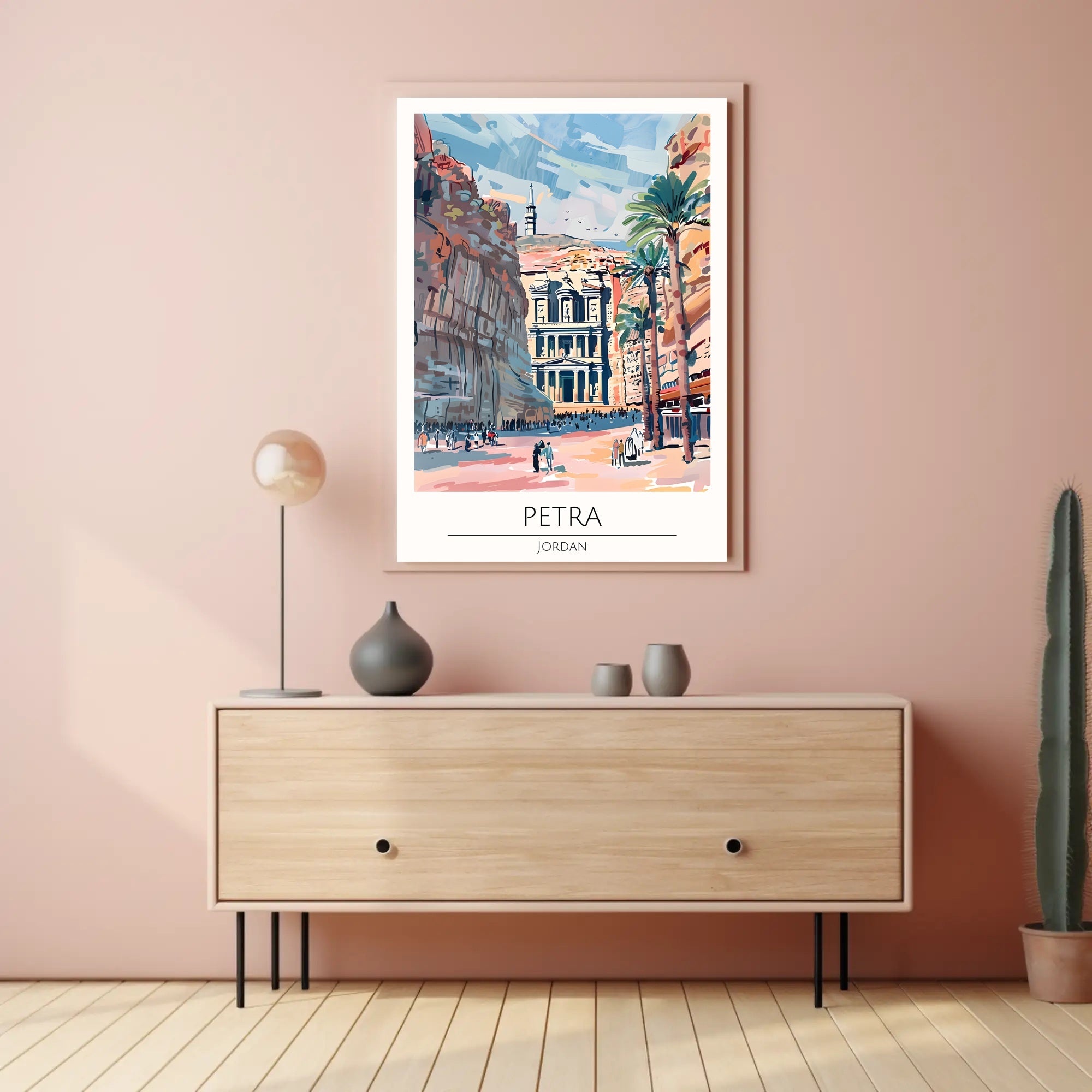 Petra, Jordan Poster PosterGoat