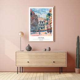 Petra, Jordan Poster PosterGoat
