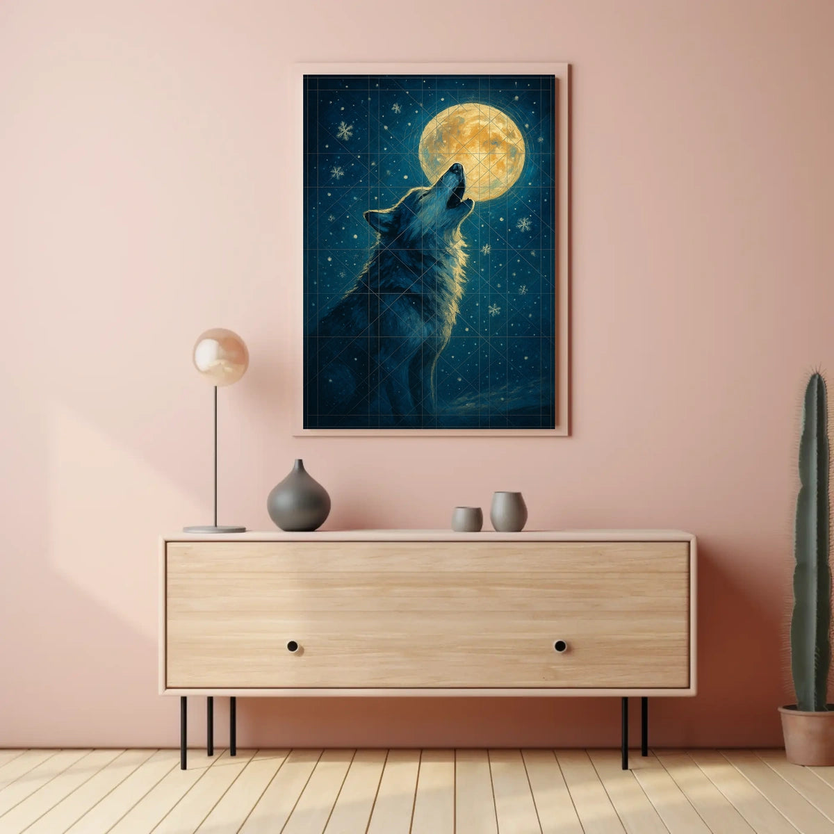 Howling At The Moon Poster