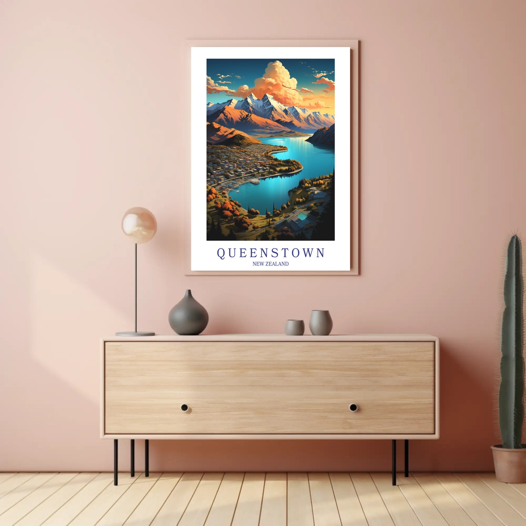 Scenic Queenstown Poster PosterGoat