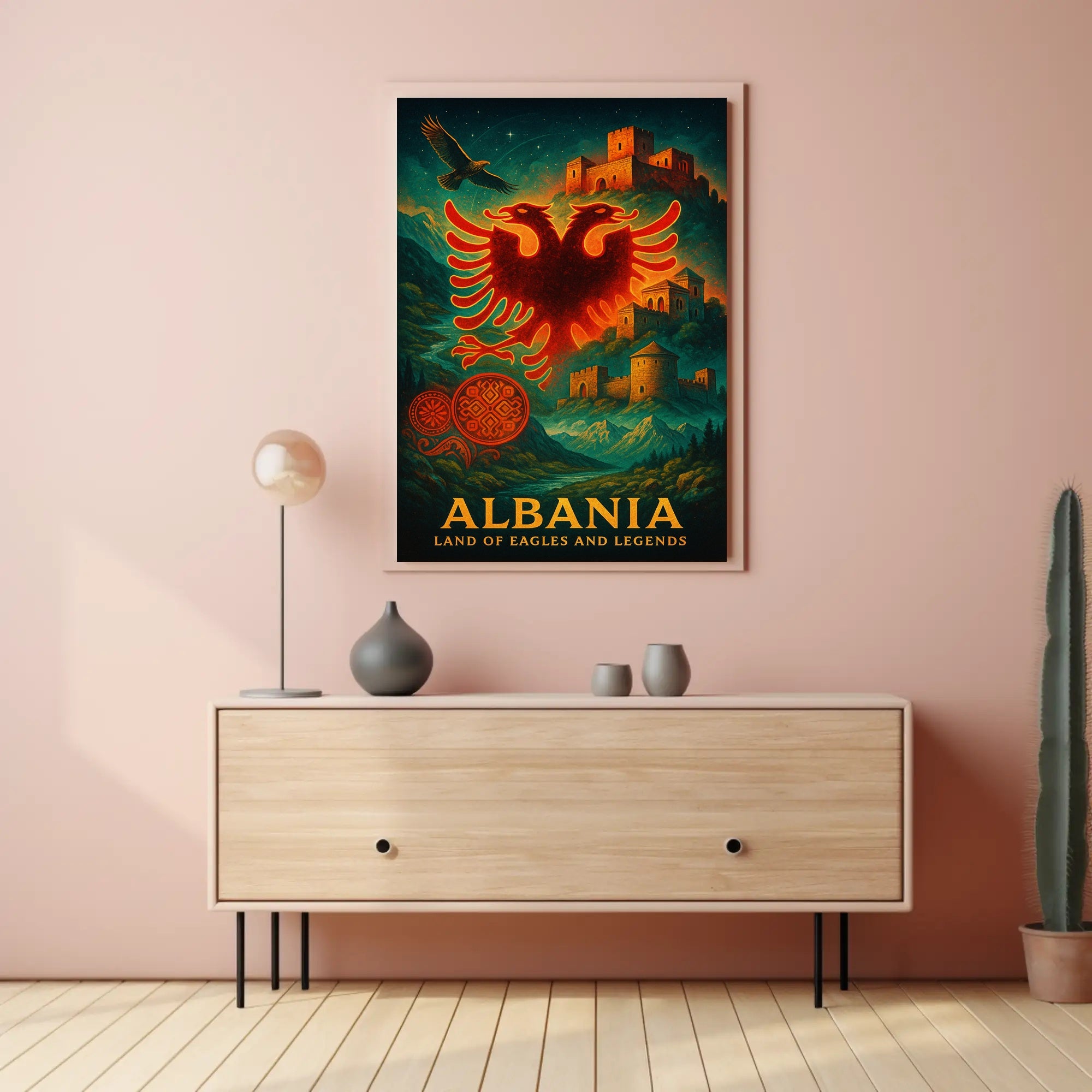 Albania Land of Eagles and Legends Poster
