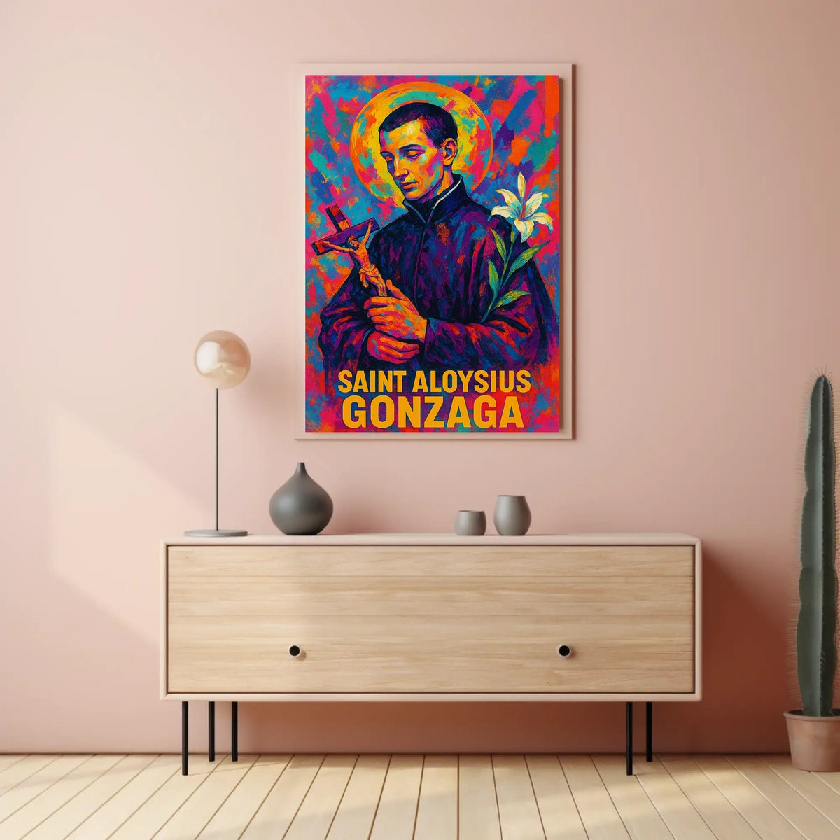 Saint Aloysius Gonzaga Poster