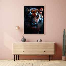 Majestic Tiger Portrait Poster