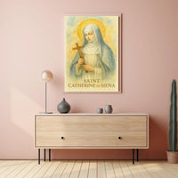 Saint Catherine Siena Poster
