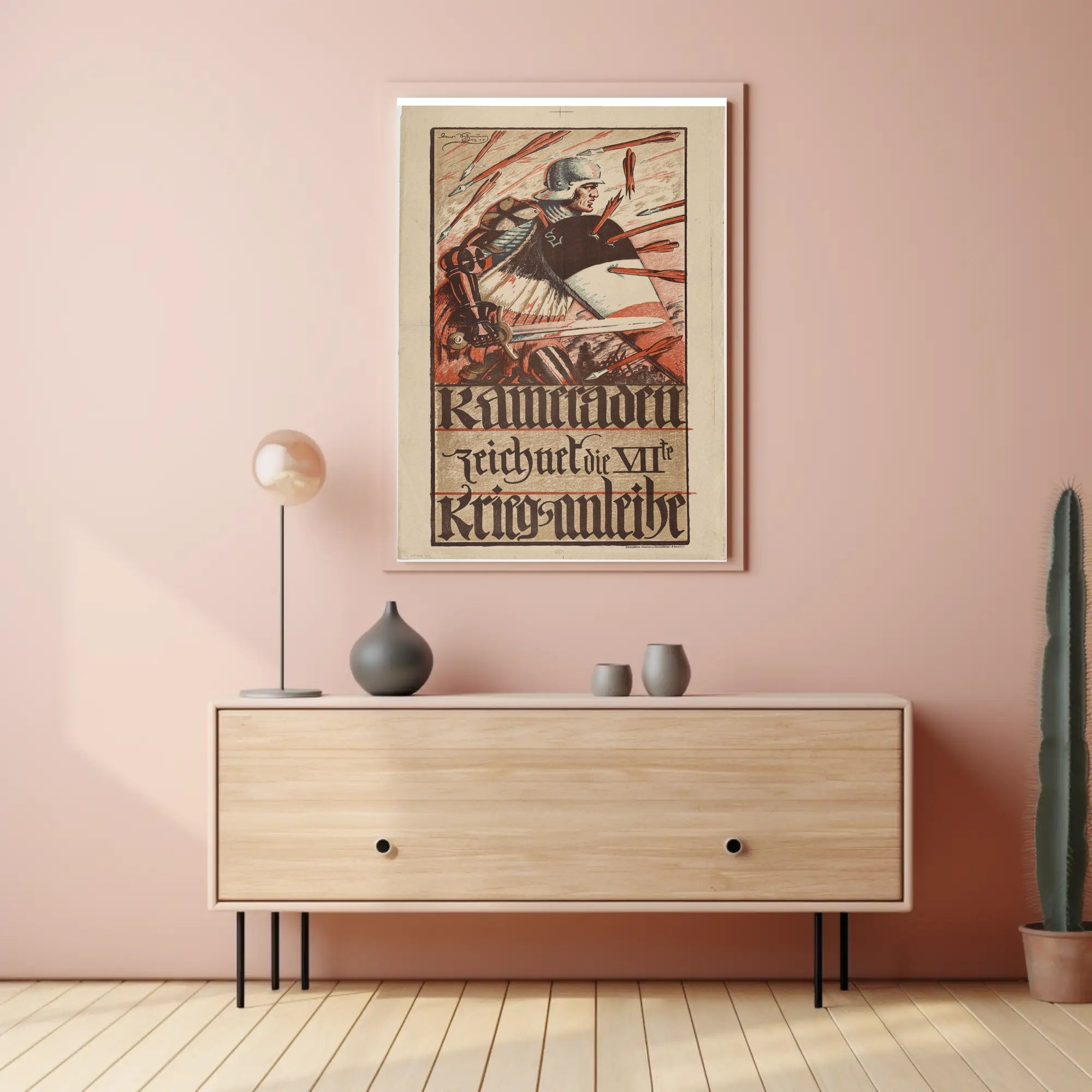 Wartime Heroic Scene Historical or Presidential Poster