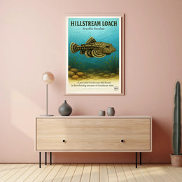 Hillstream Loach Sewellia lineolata Poster PosterGoat