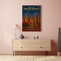 Majestic Moscow Kremlin Poster PosterGoat