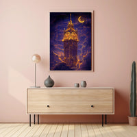 Big Ben Under a Dreamy Night Fantasy Poster