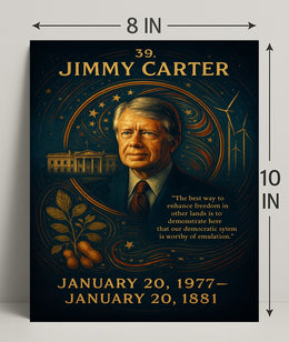 Jimmy Carter Civic Impact Gallery Print Poster PosterGoat
