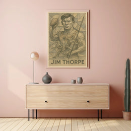 Jim Thorpe Athletic Legend Poster