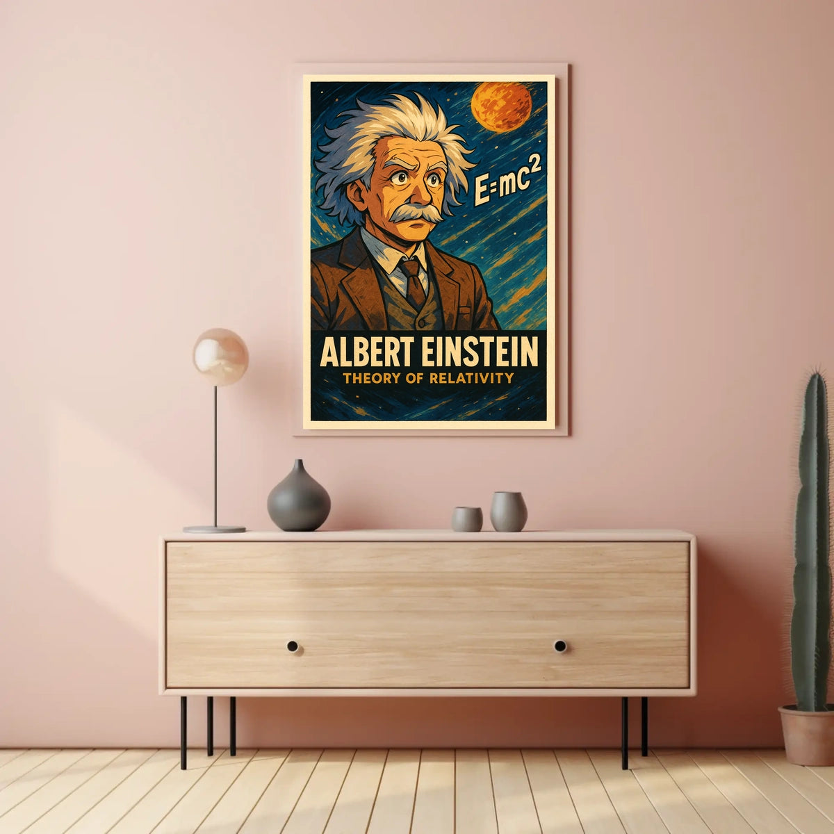 Albert Einstein Theory Of Relativity Poster