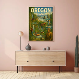 Discover Oregon Poster