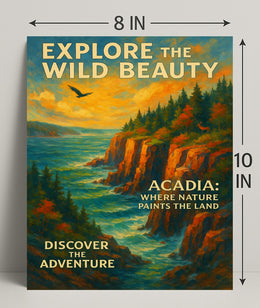 Explore the Wild Beauty of Acadia Poster PosterGoat