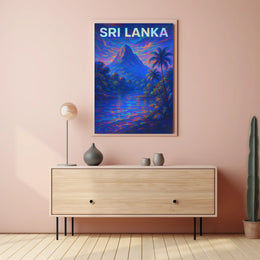 Sri Lanka Vibrant Landscape Poster