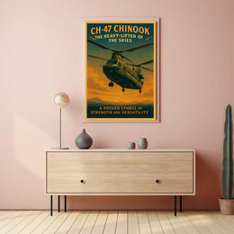 CH-47 Chinook The Heavy-Lifter of the Skies Poster
