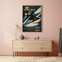 Ski Week at Mont-Blanc 1951 Poster