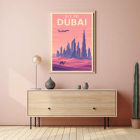 Fly to Dubai Poster