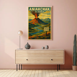 Aniakchak, Alaska Limited Access Poster