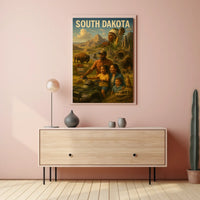 Discover South Dakota Poster