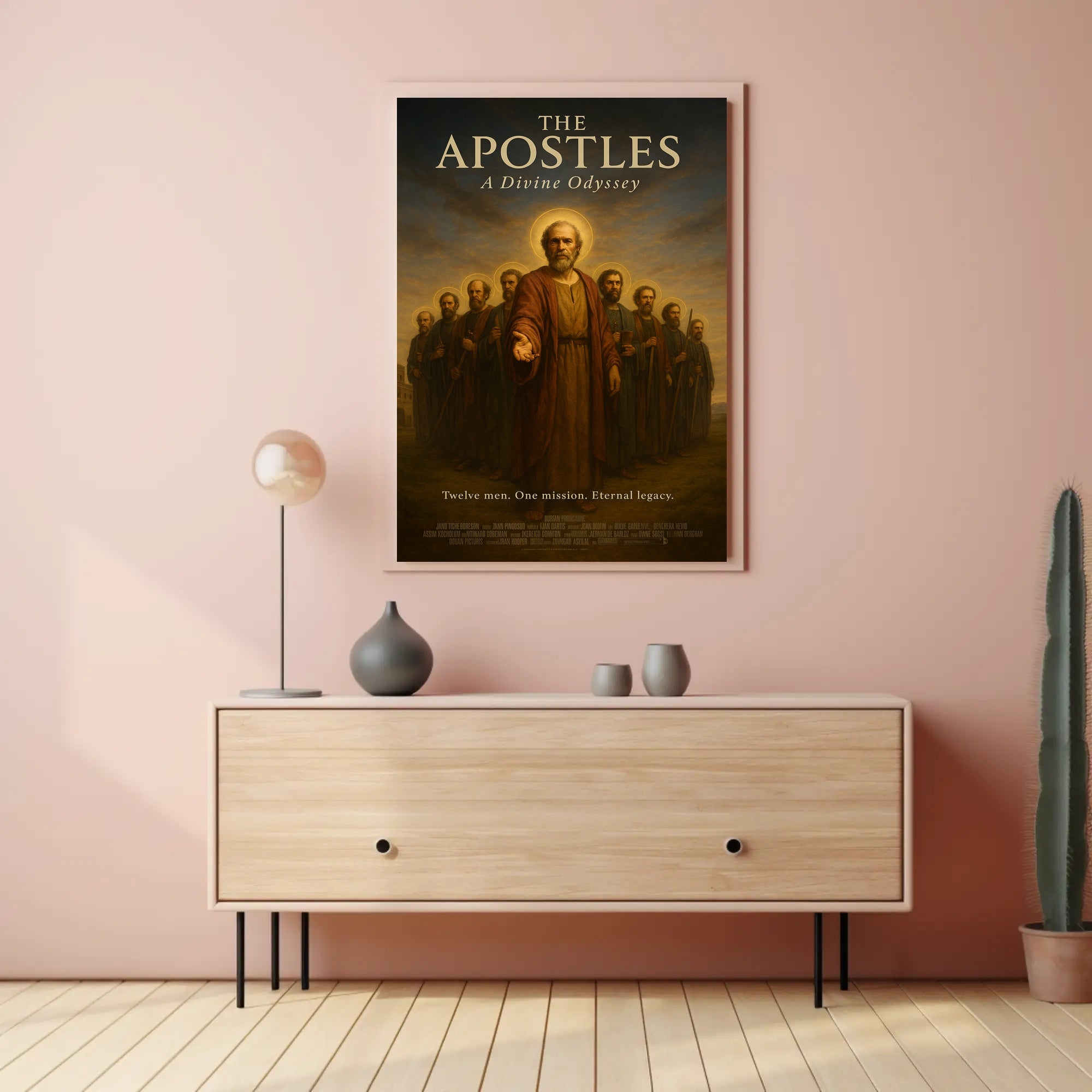 Apostles' Sacred Journey Classic Artistic Poster PosterGoat
