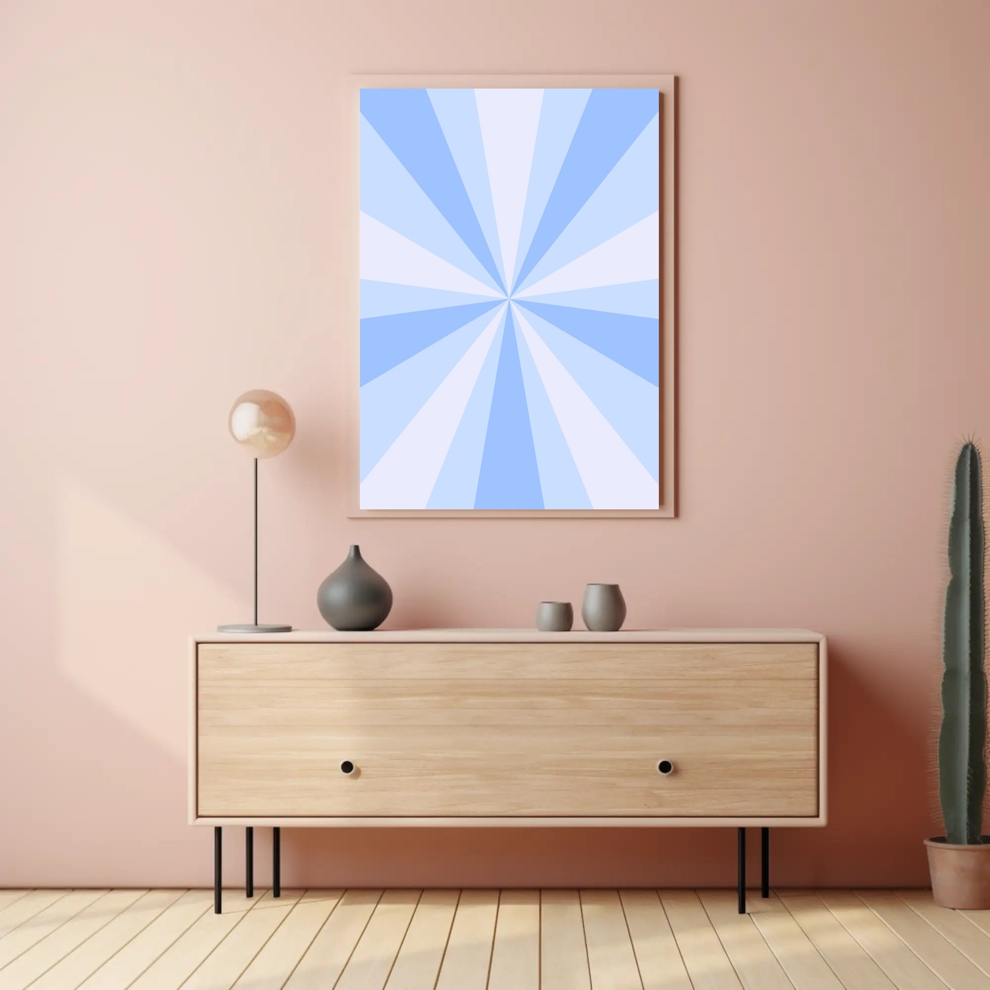 Radiating Energetic Design Abstract or Artistic Poster PosterGoat