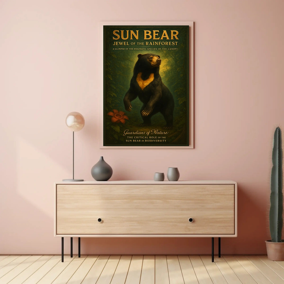 Sun Bear Jewel of the Rainforest Poster