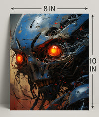 Cybernetic Visage Poster PosterGoat